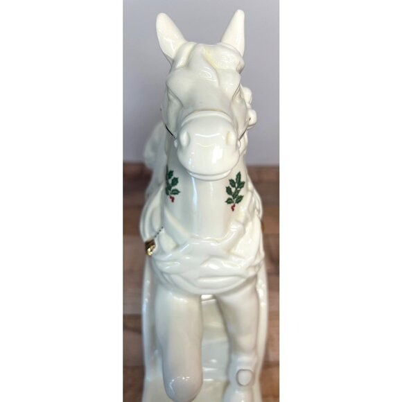 Holiday Rocking Horse Figurine, Plays Music, Large - Picture 8 of 9